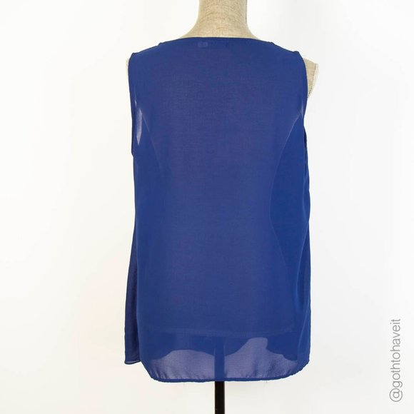 Red Coral Collection Blue Sheer T… - Picture 2 of 2